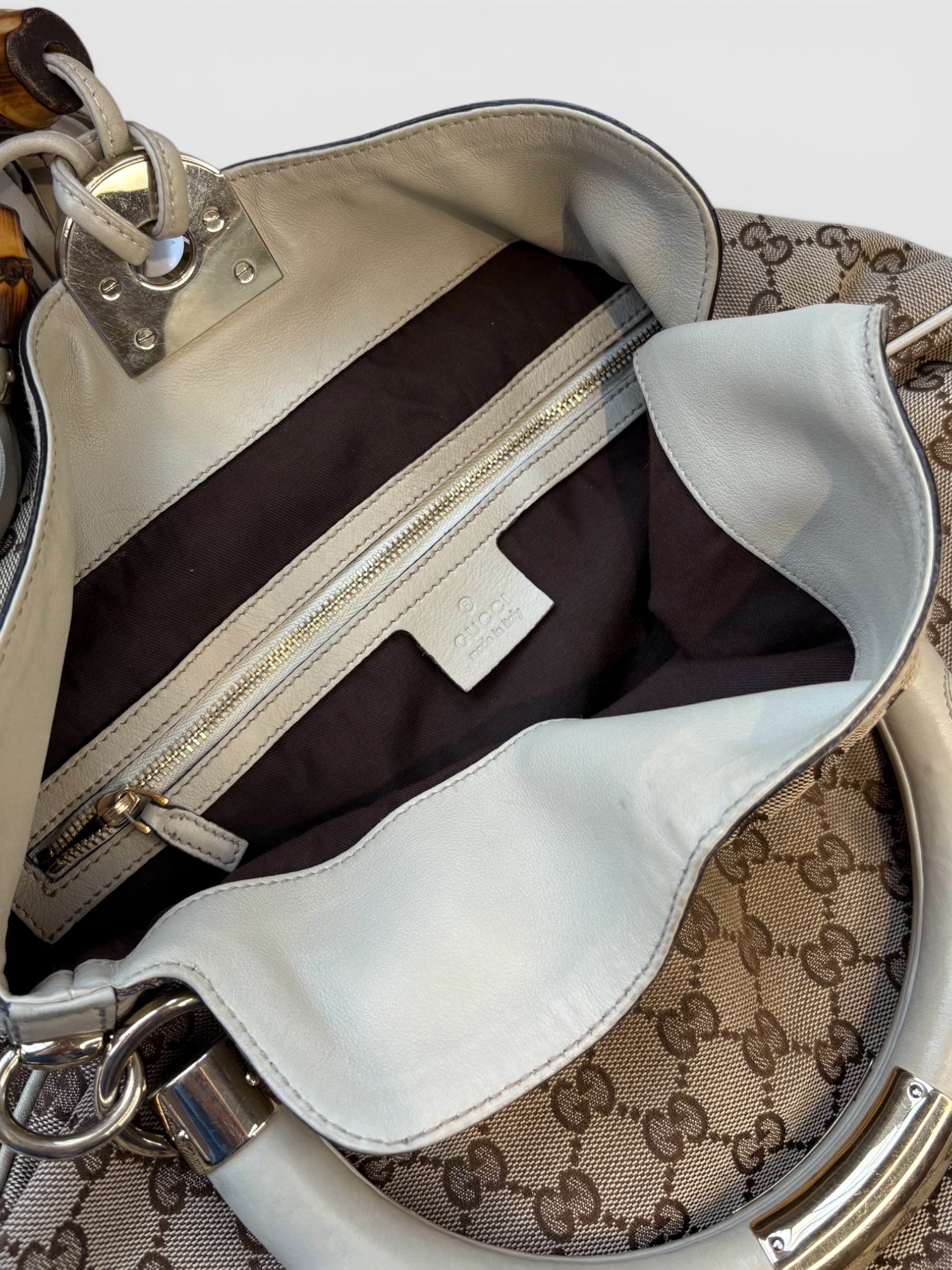 Gucci Indy Bamboo Tassel Hobo