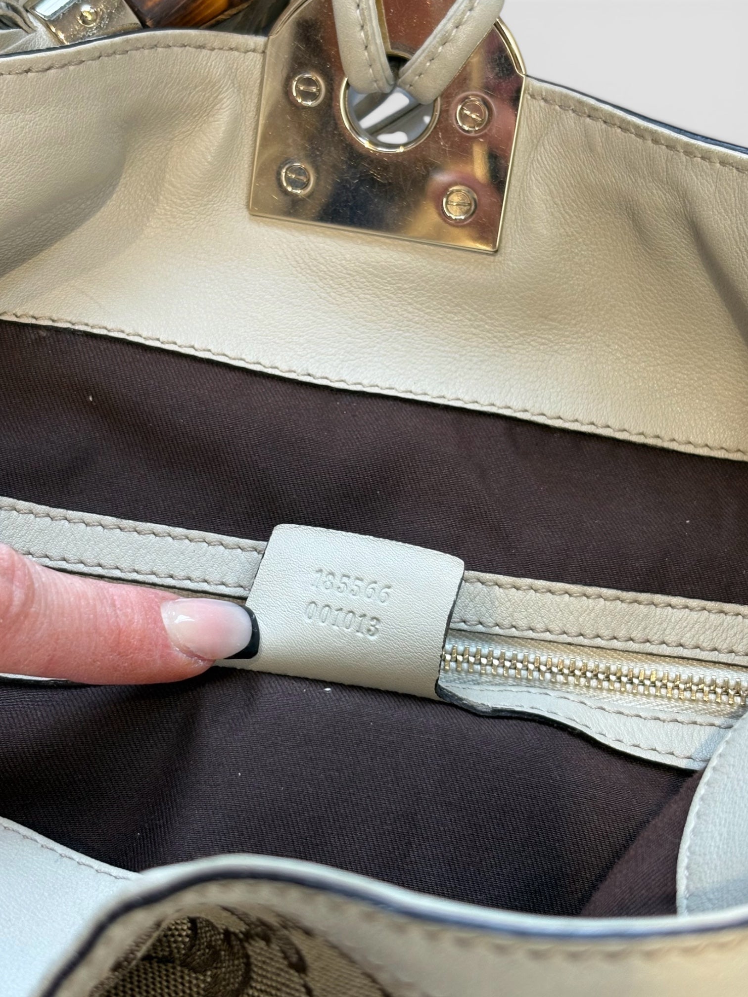 Gucci Indy Bamboo Tassel Hobo