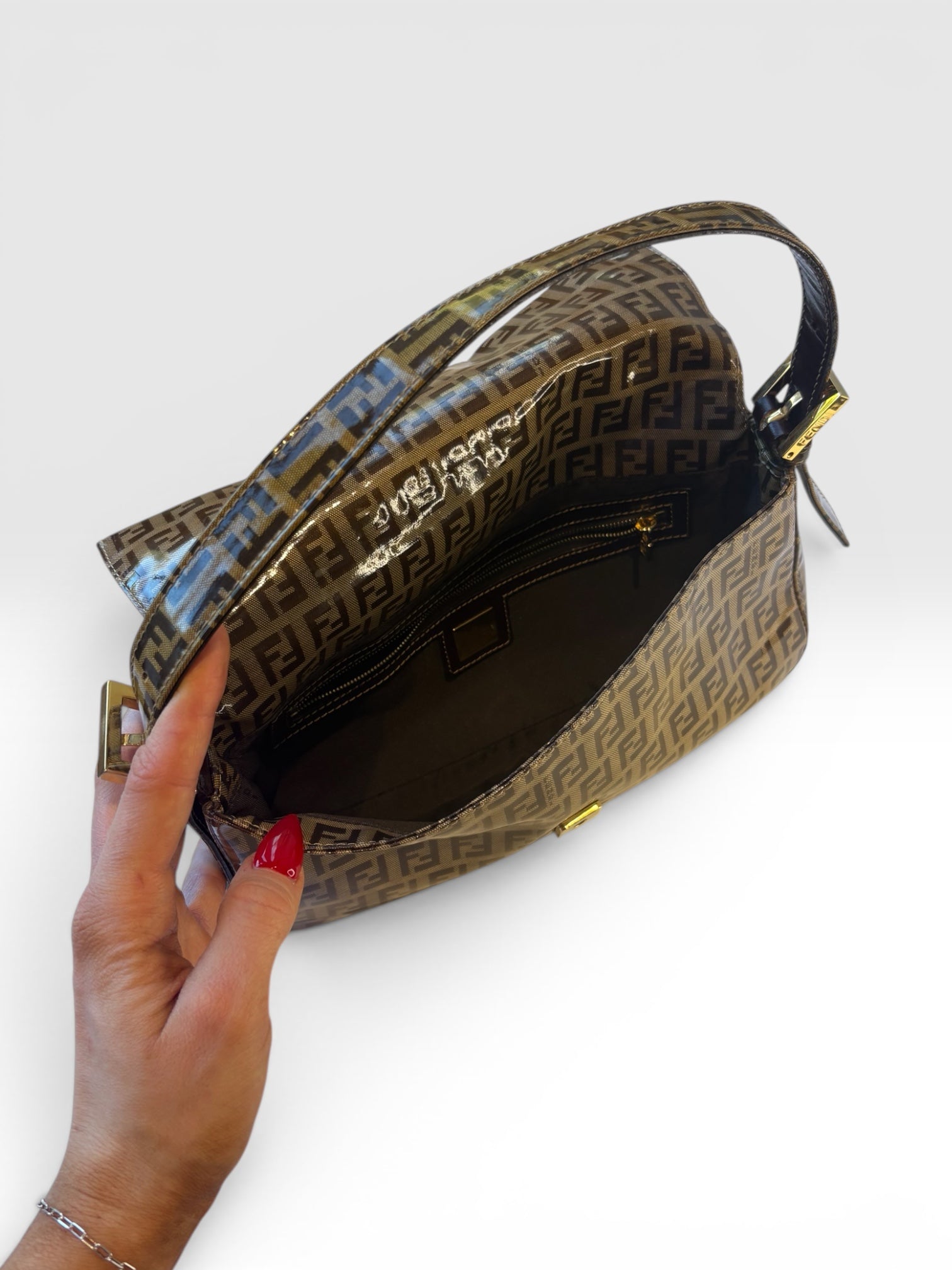 Fendi Zucca PVC Baguette