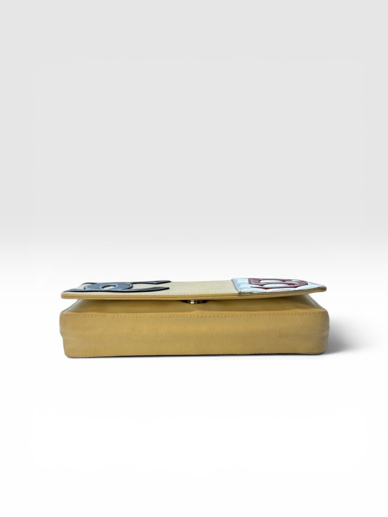 Chanel No. 5 Canvas and Metallic Leather Baguette
