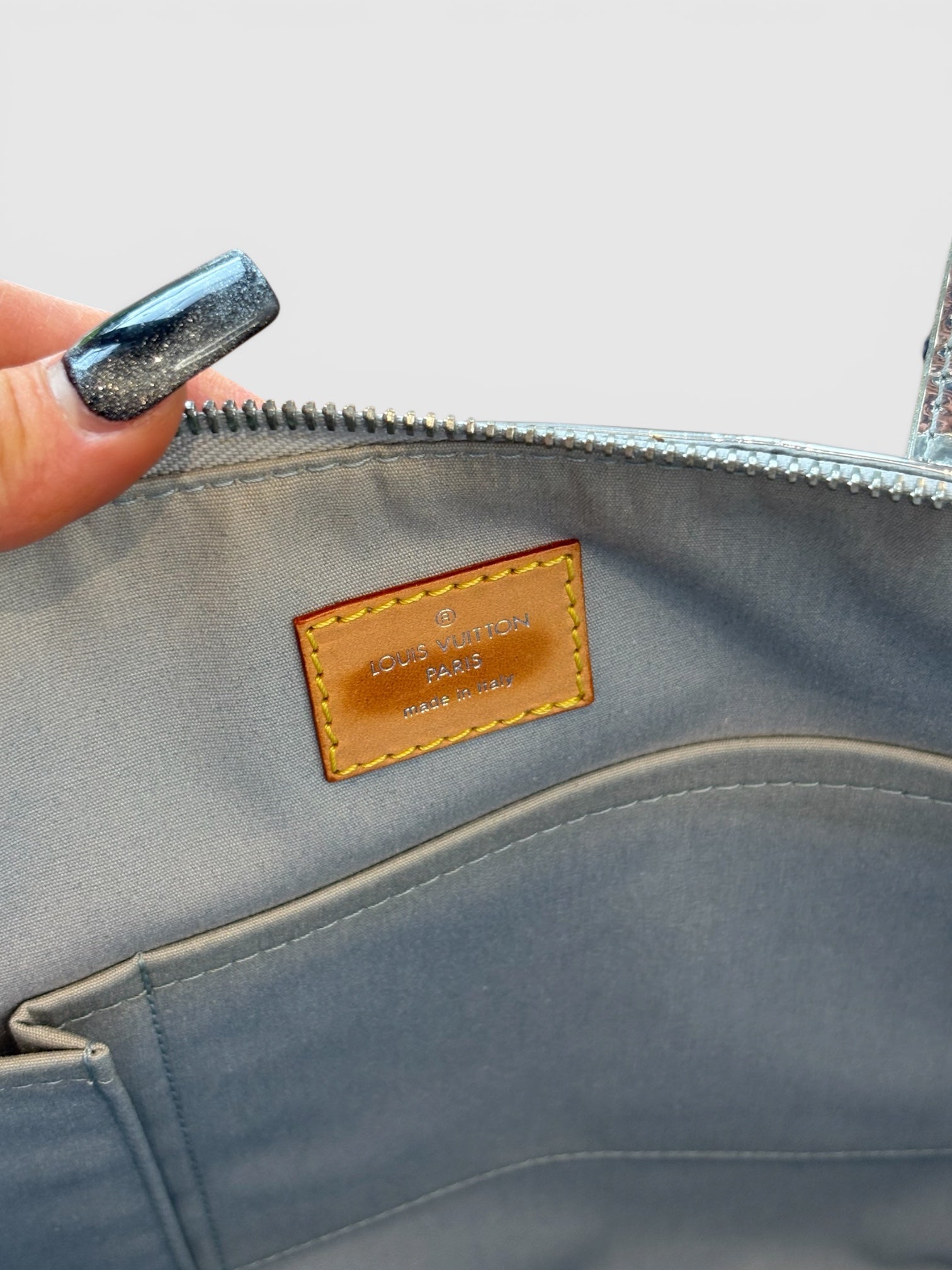 Louis Vuitton Monogram Miroir Silver Bellevue GM