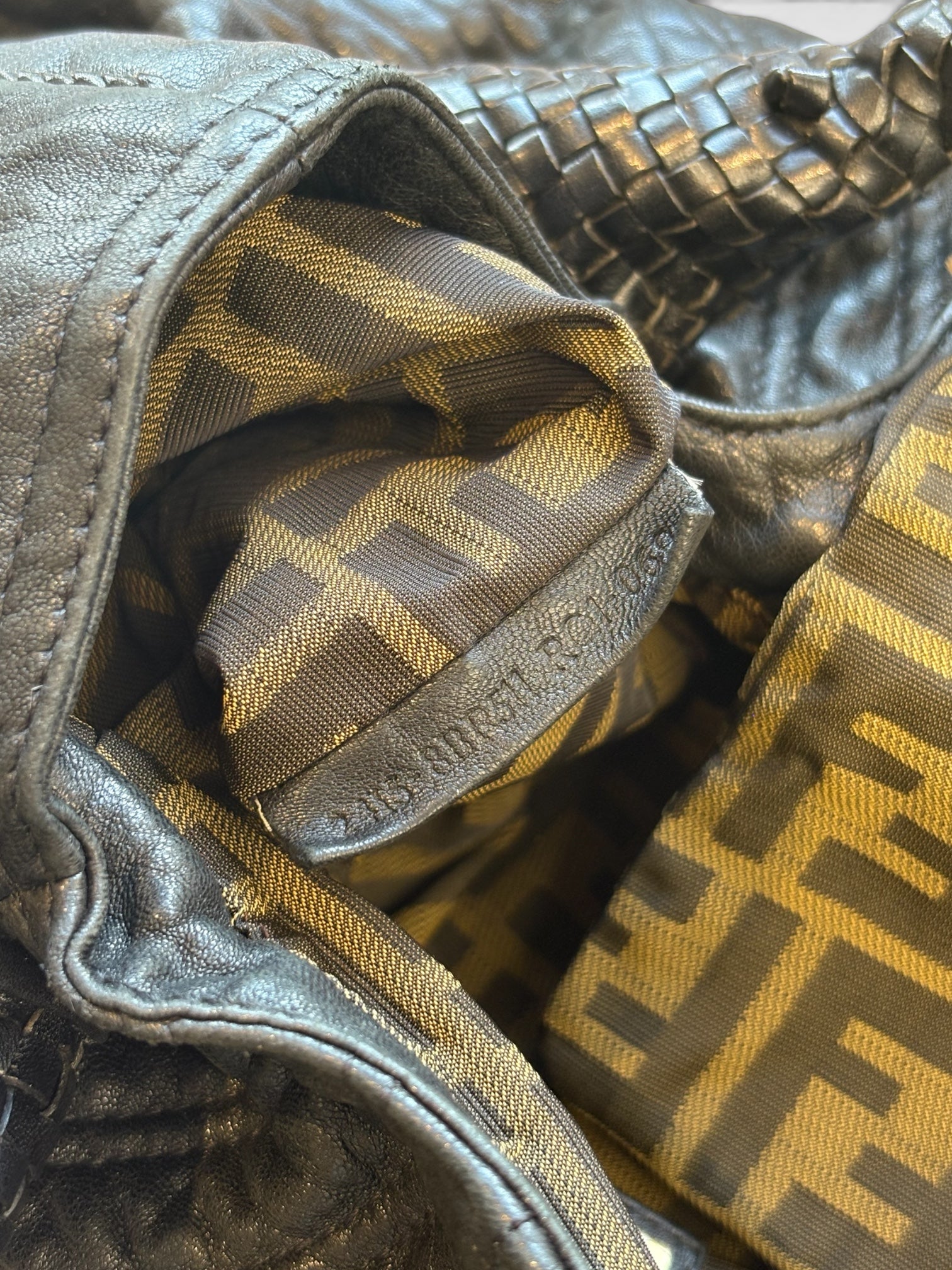 Fendi Spy Bag in Black Pebbled Nappa Leather