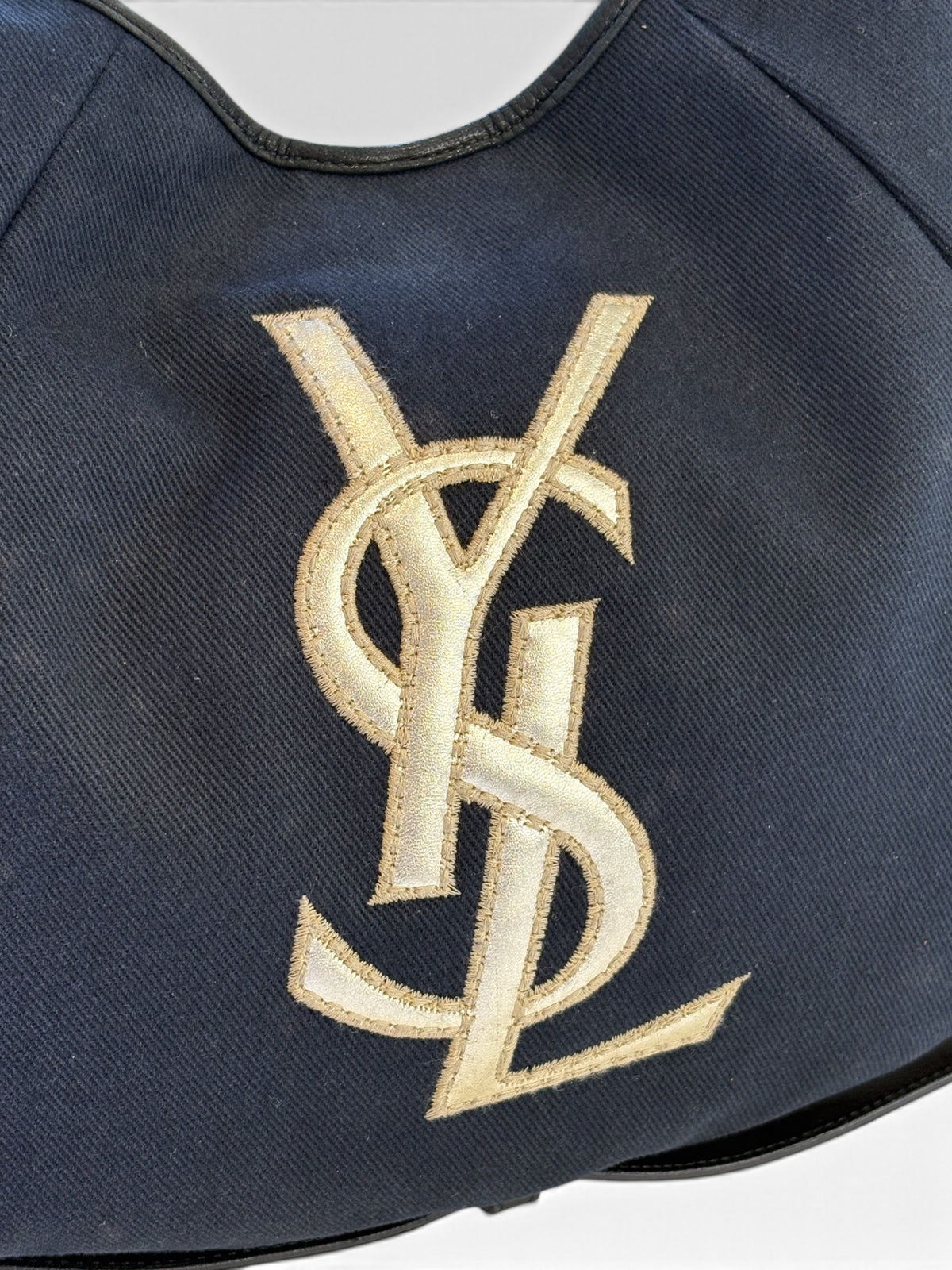 YSL Mombasa in Navy Canvas