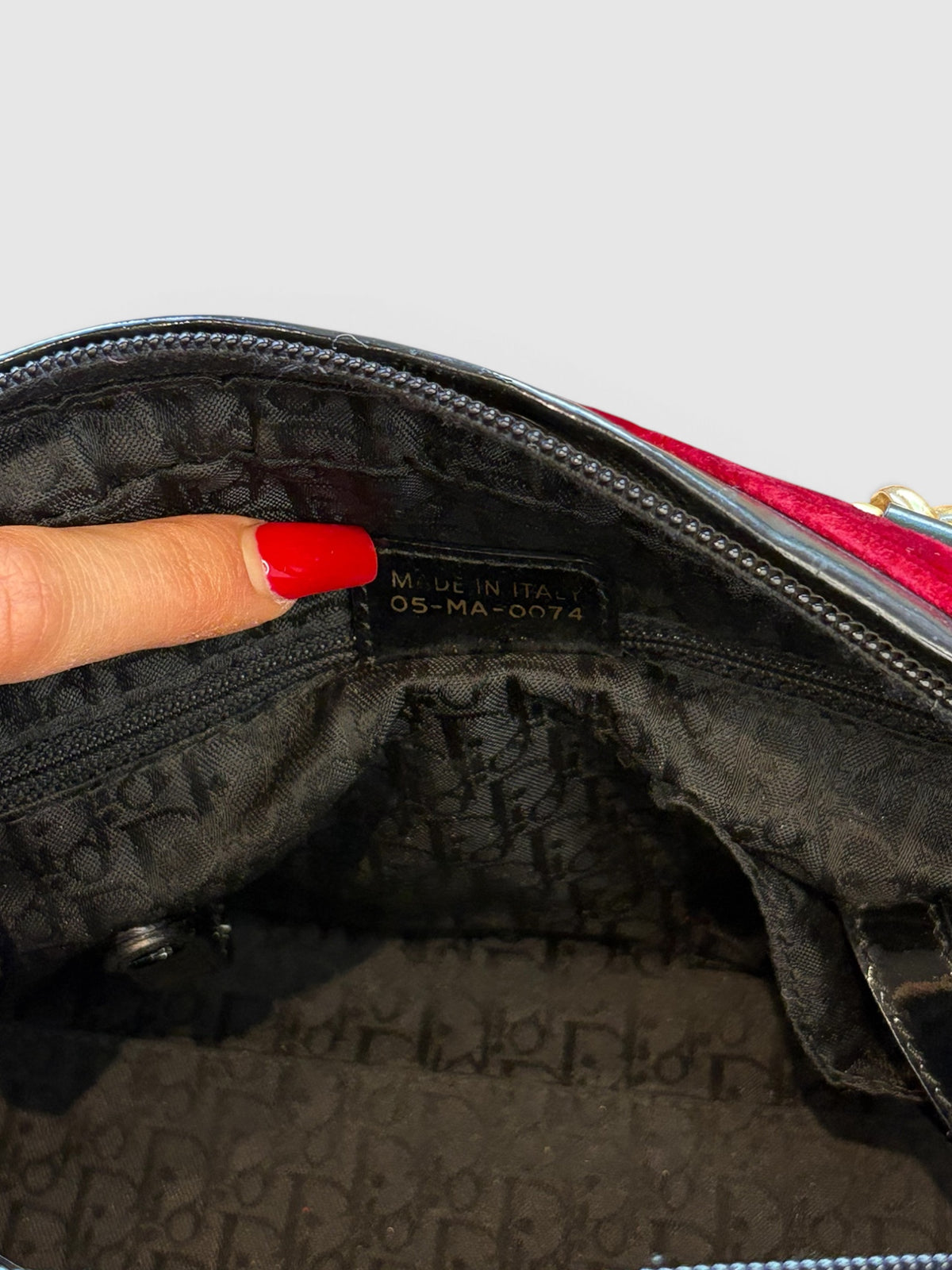 RARE Dior Gamblers Bowling Bag