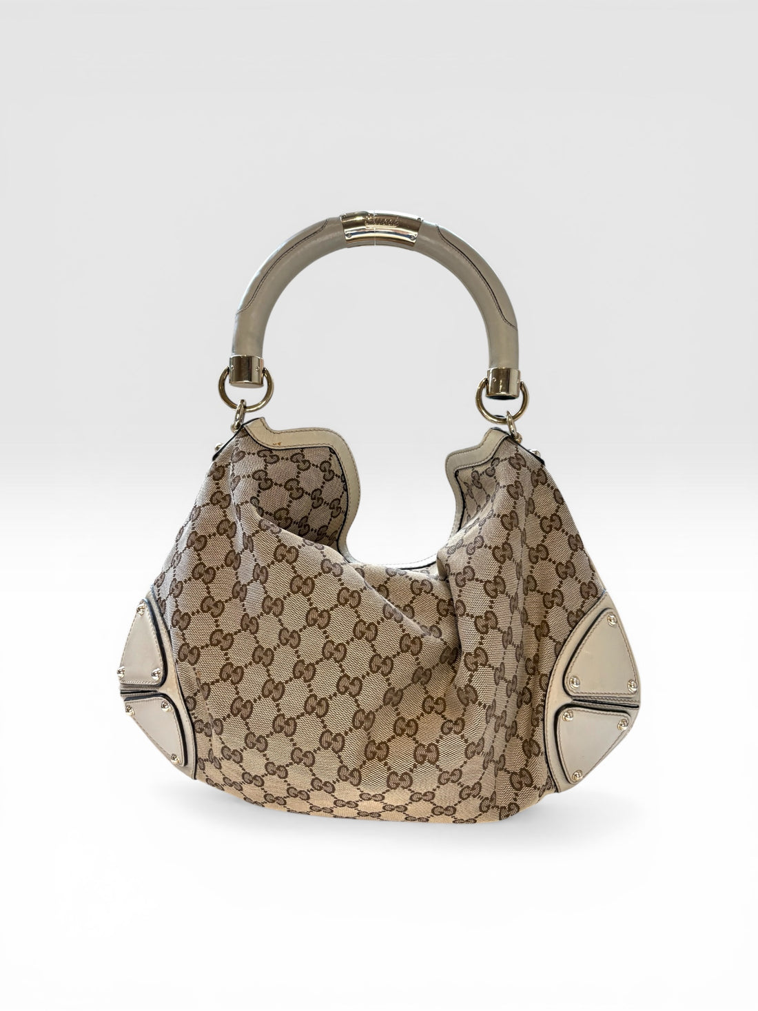 Gucci Indy Bamboo Tassel Hobo