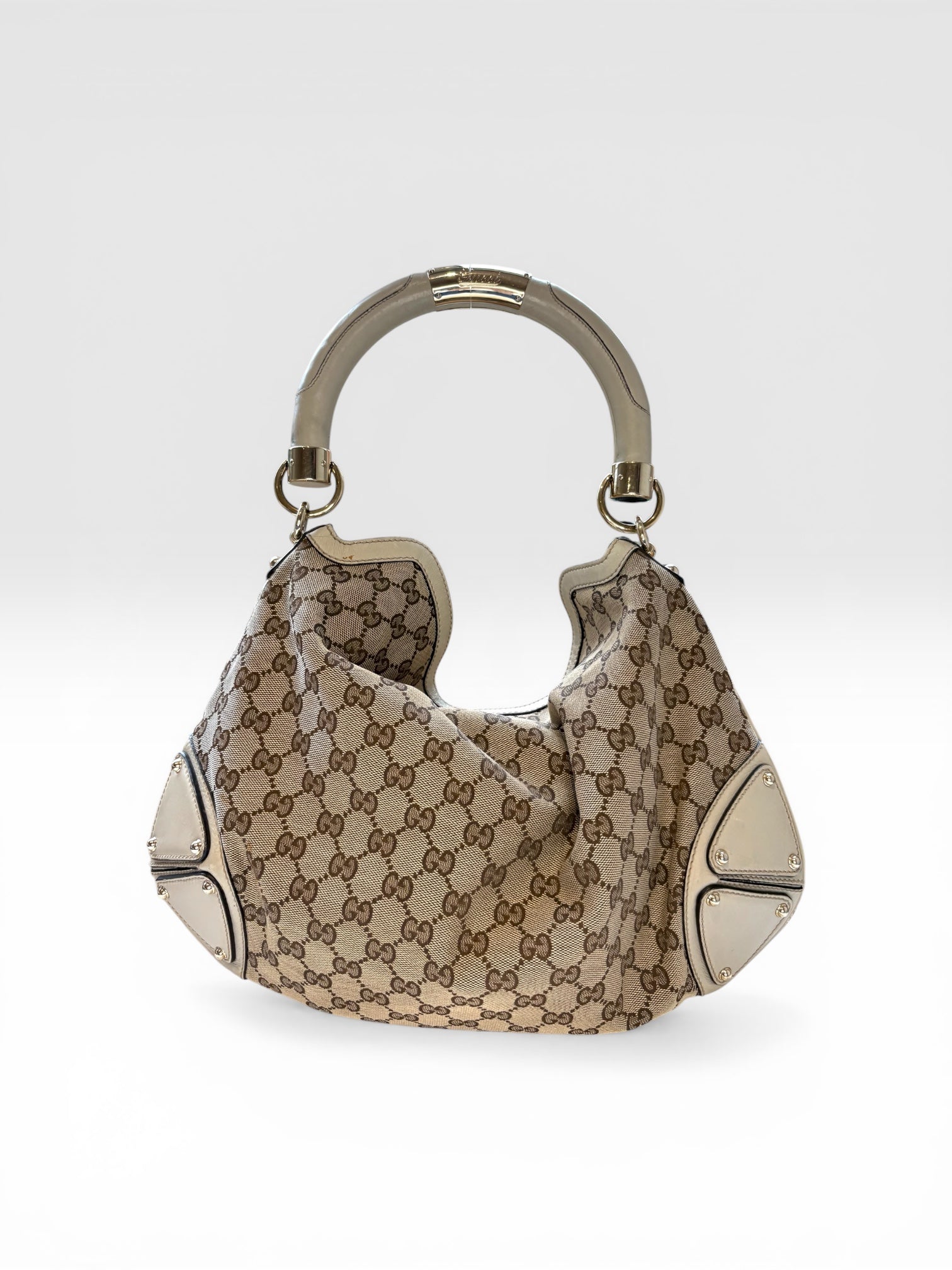 Gucci Indy Bamboo Tassel Hobo