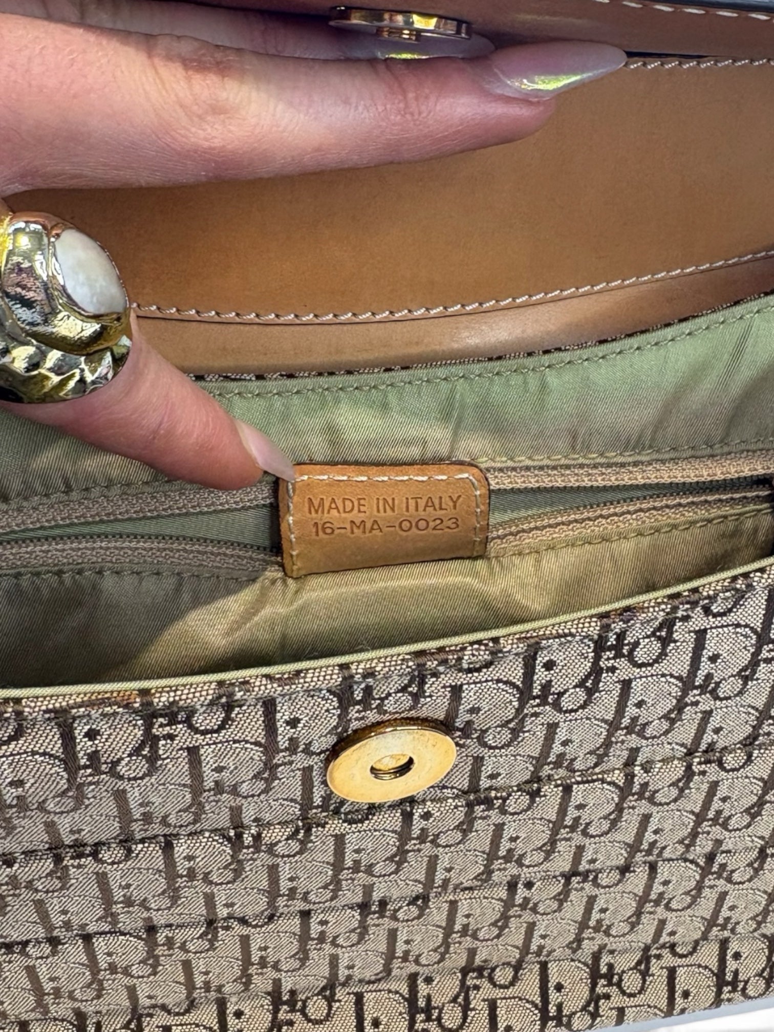 Christian Dior Columbus Street Chic Bag
