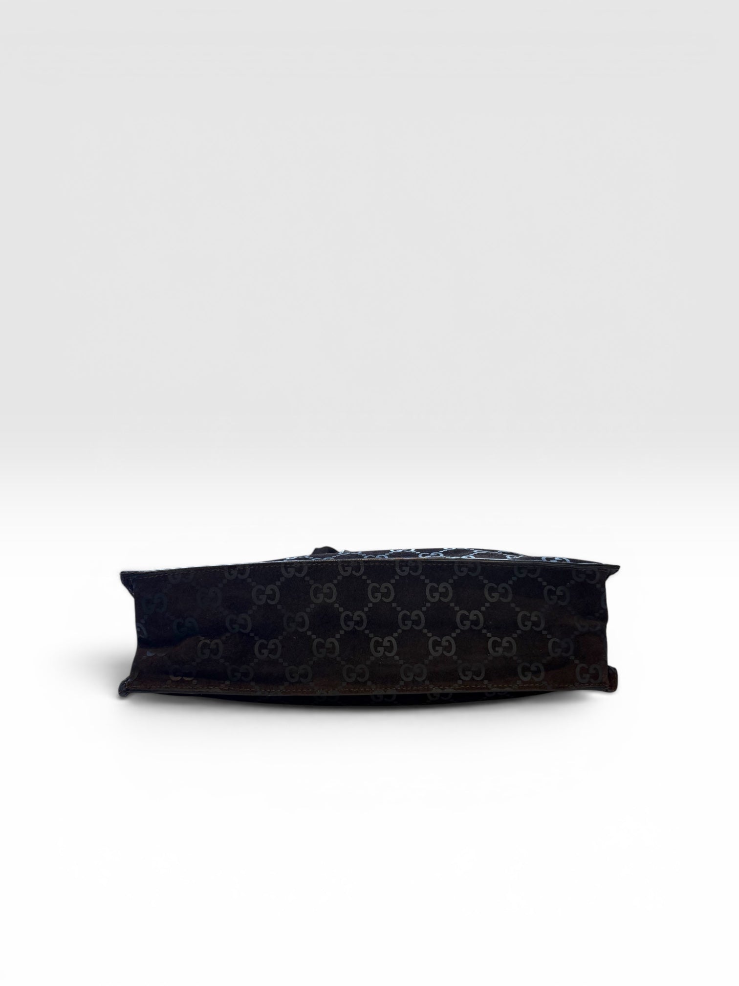 Gucci GG Monogram Suede Drawstring Tote