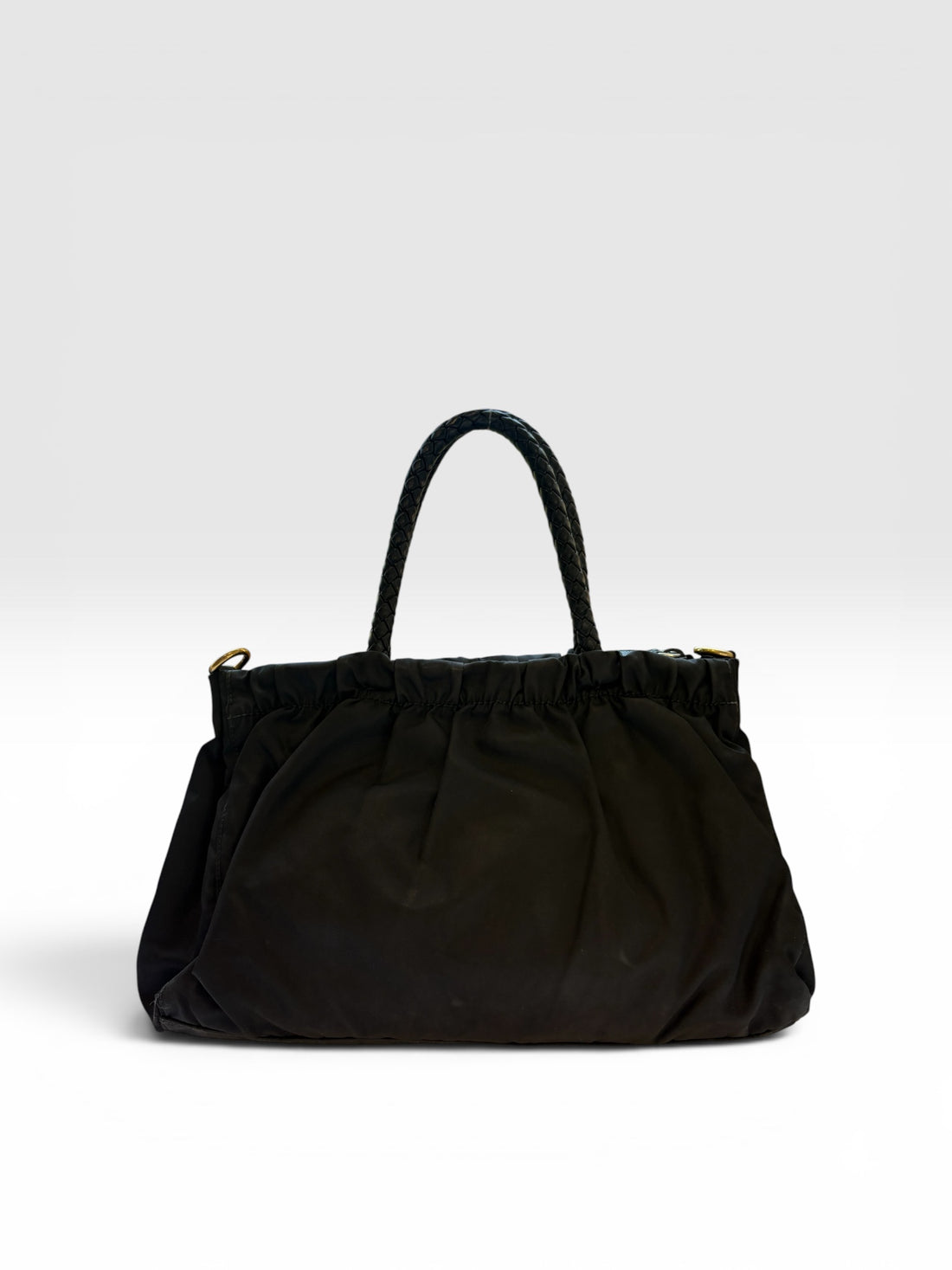 Prada Tessuto Bow Nylon Two-Way Shoulder Bag