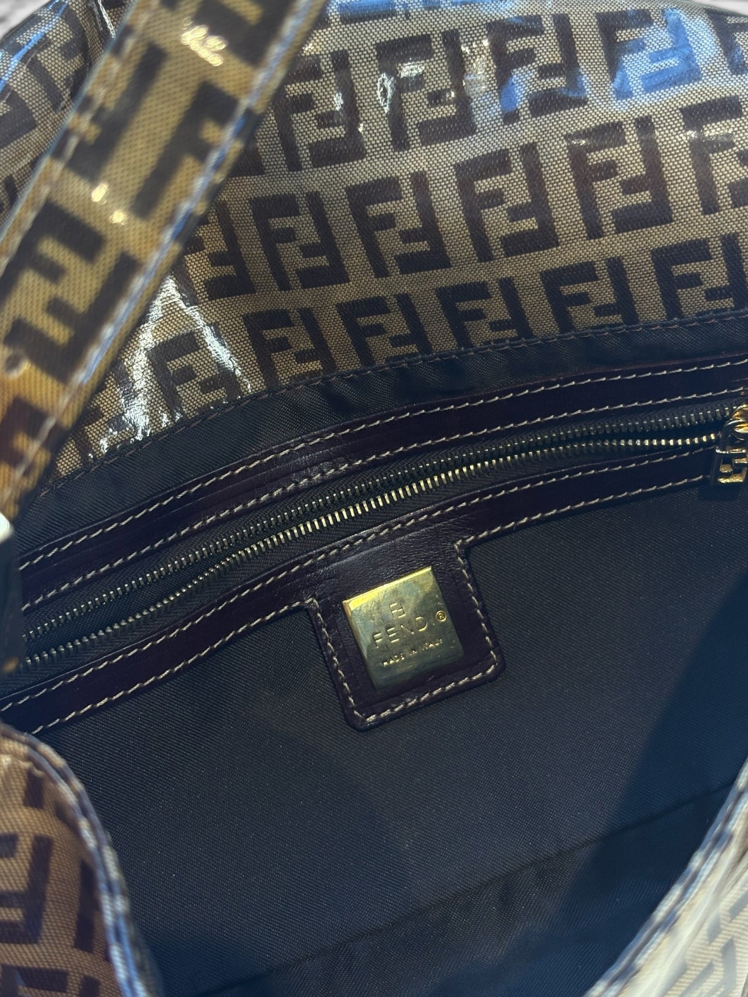 Fendi Zucca PVC Baguette