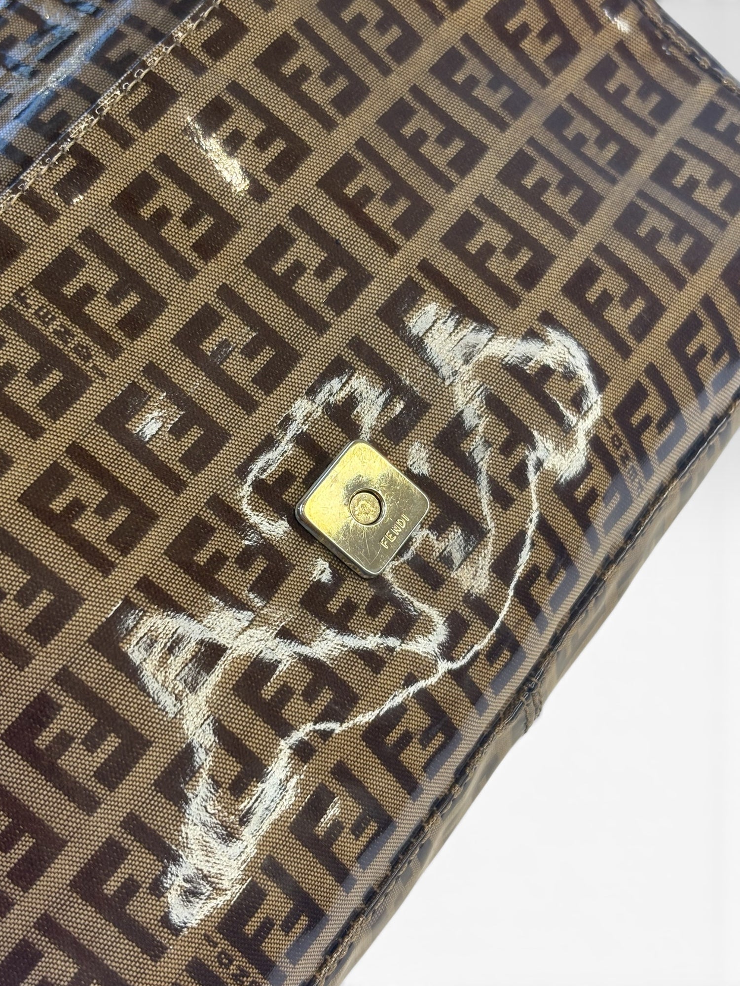 Fendi Zucca PVC Baguette