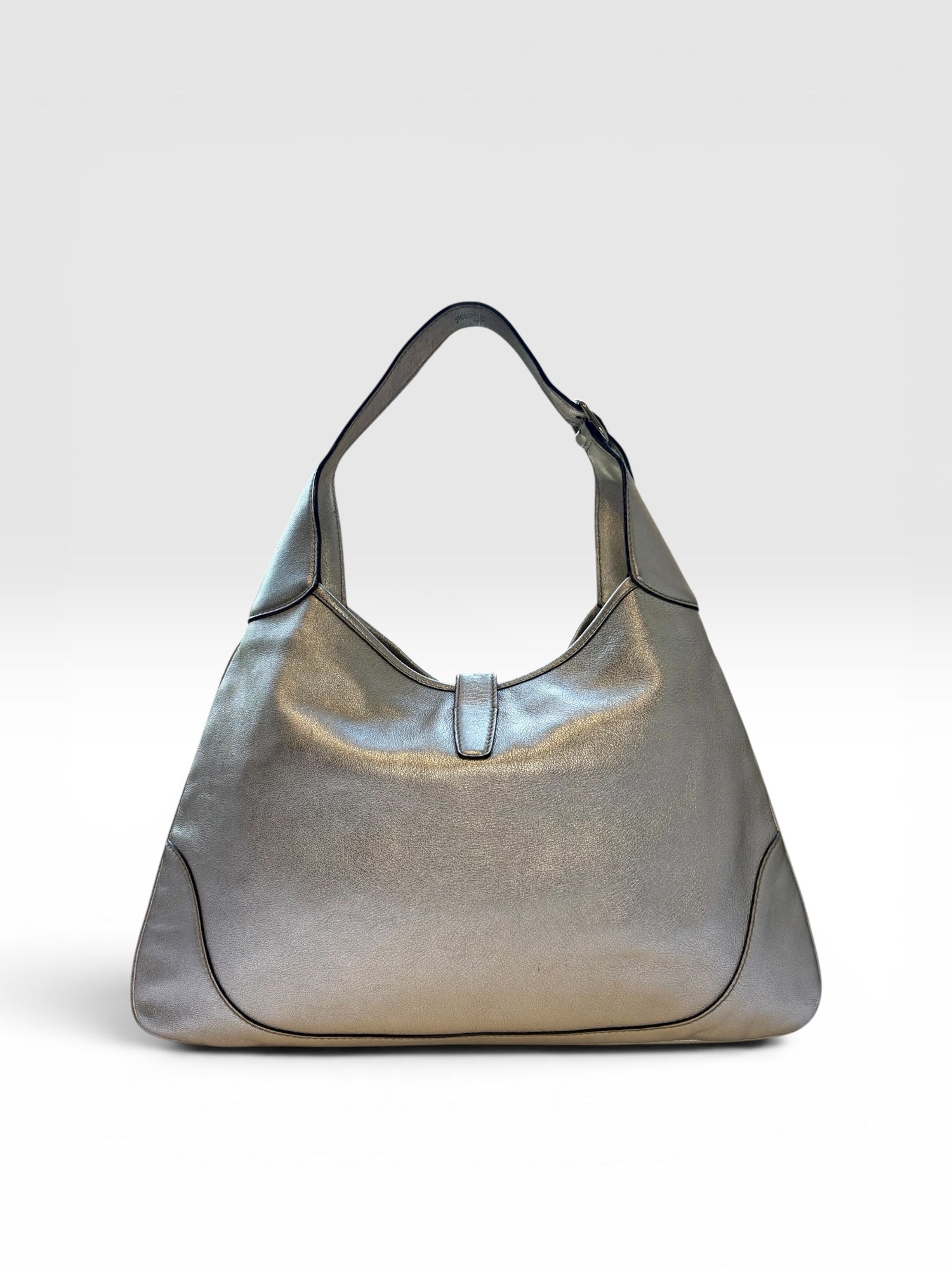 Gucci Jackie Sherry Hobo in Metallic Leather