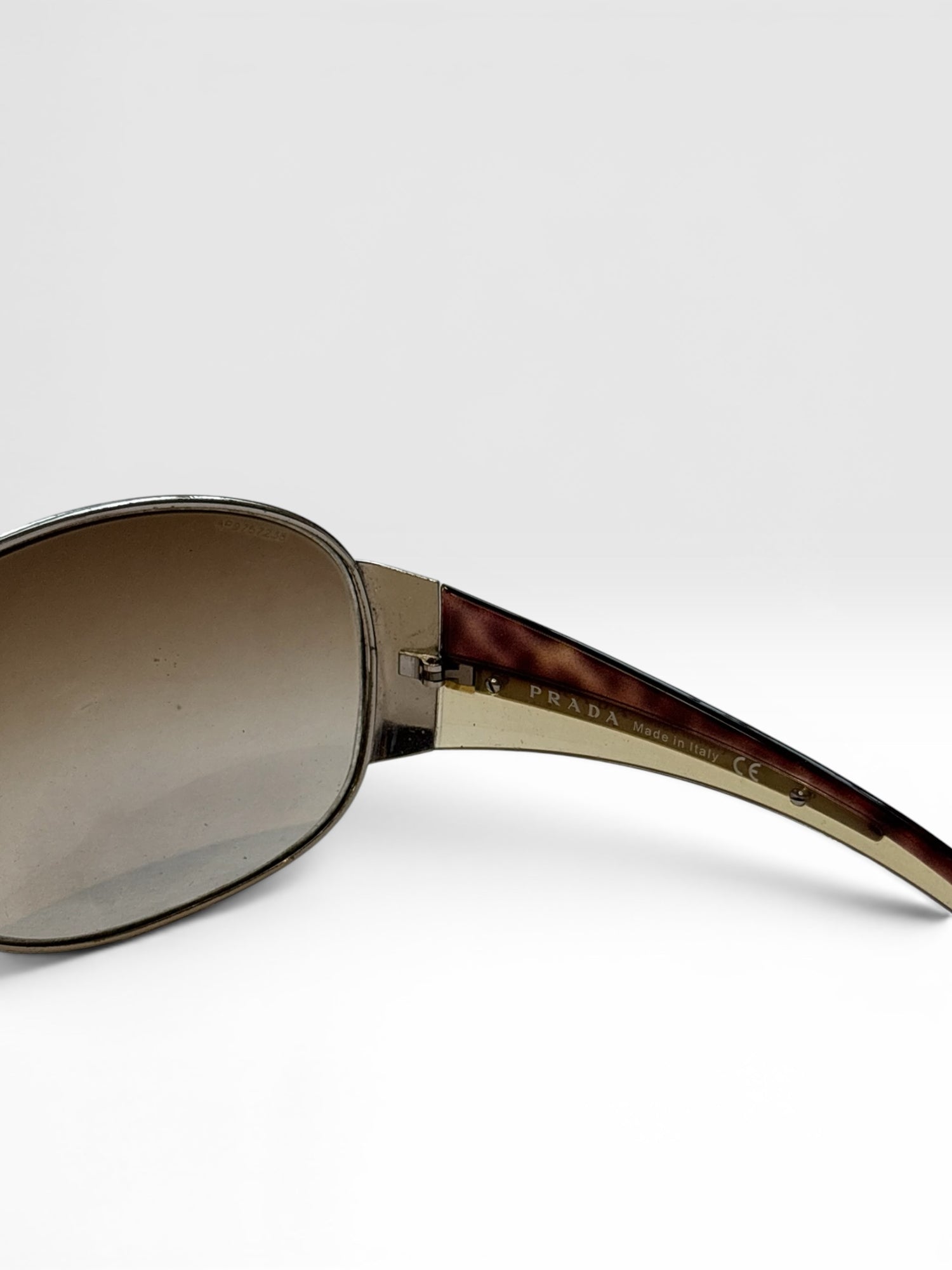 Prada Shield Sunglasses in Brown Gradient