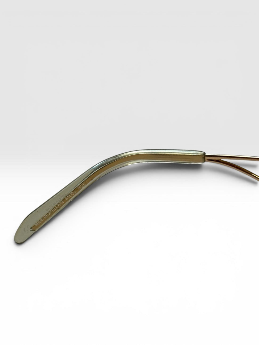 Christian Dior Miss Diorella Rimless Shield Sunglasses