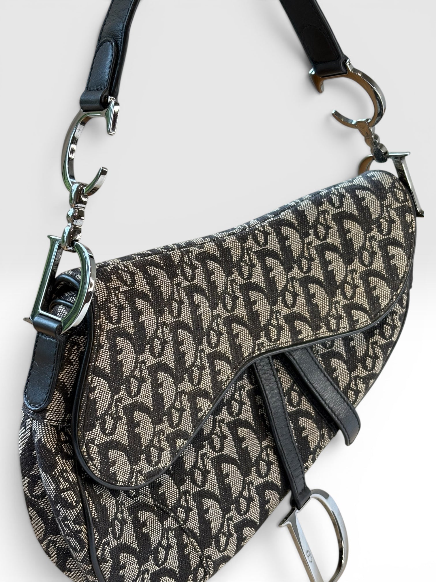 Christian Dior Oblique Trotter Saddle Bag