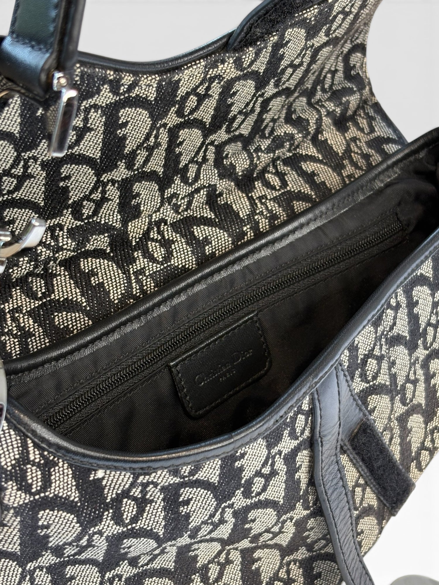 Christian Dior Oblique Trotter Saddle Bag