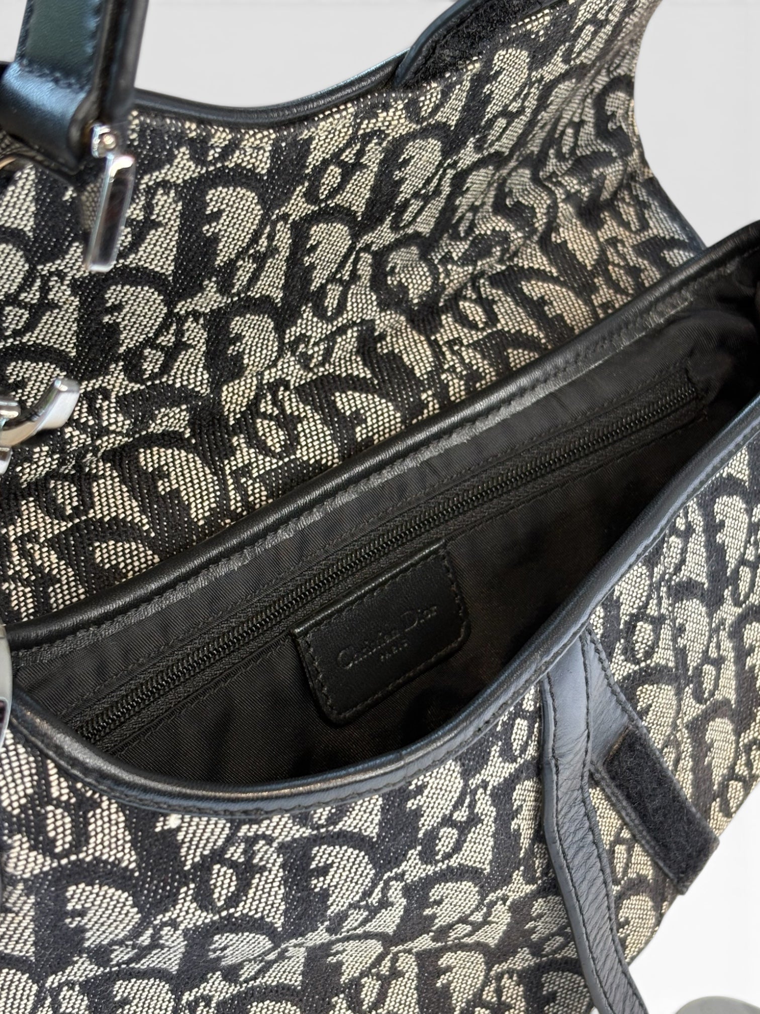 Christian Dior Oblique Trotter Saddle Bag