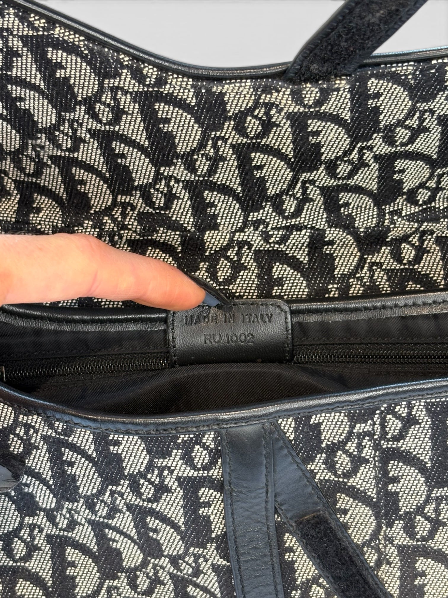 Christian Dior Oblique Trotter Saddle Bag