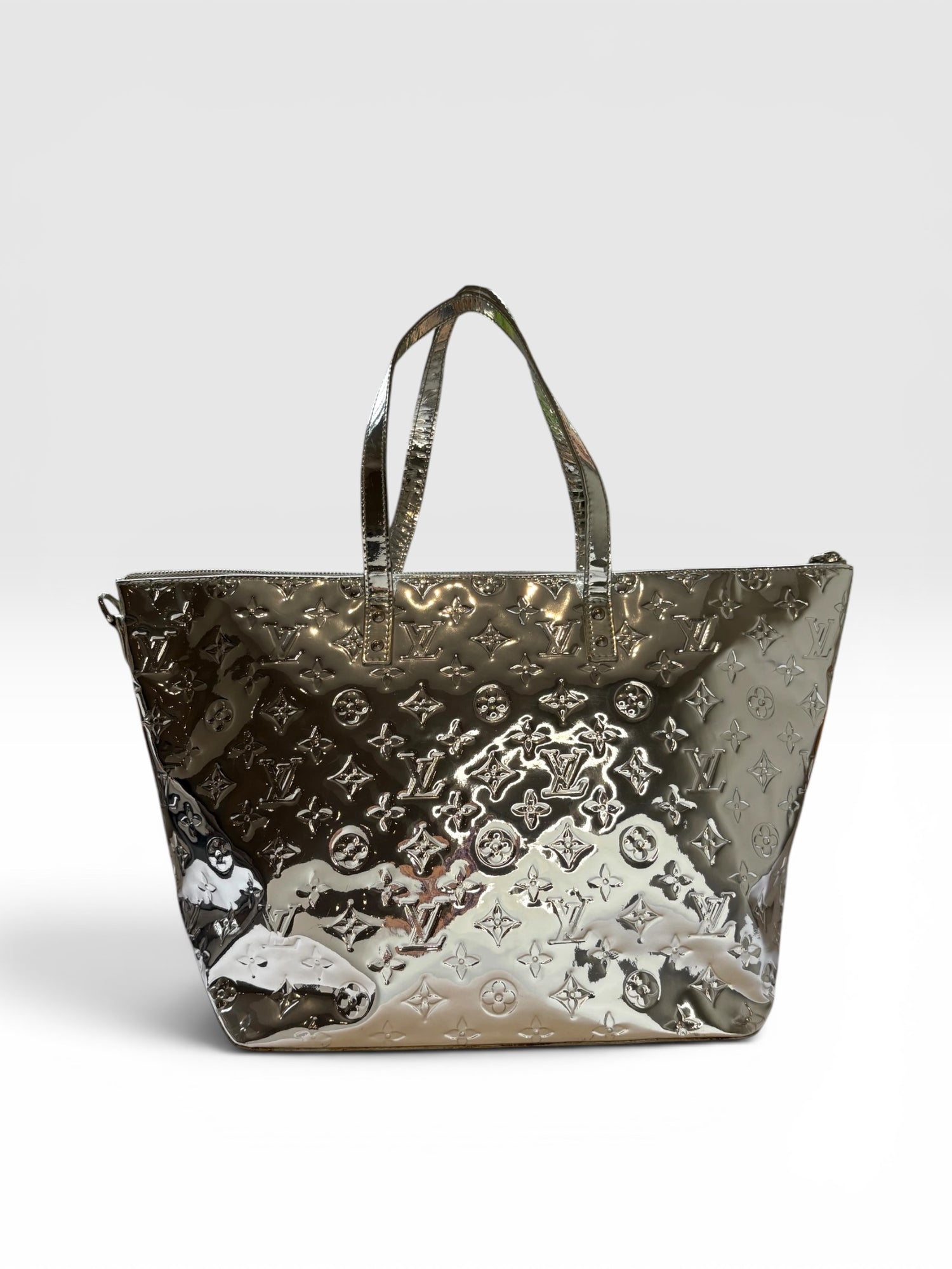Louis Vuitton Monogram Miroir Silver Bellevue GM