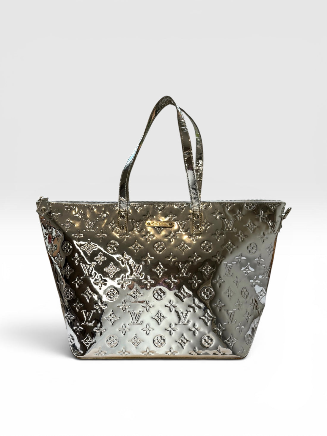 Louis Vuitton Monogram Miroir Silver Bellevue GM