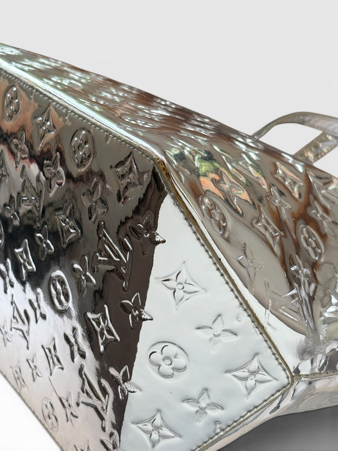Louis Vuitton Monogram Miroir Silver Bellevue GM