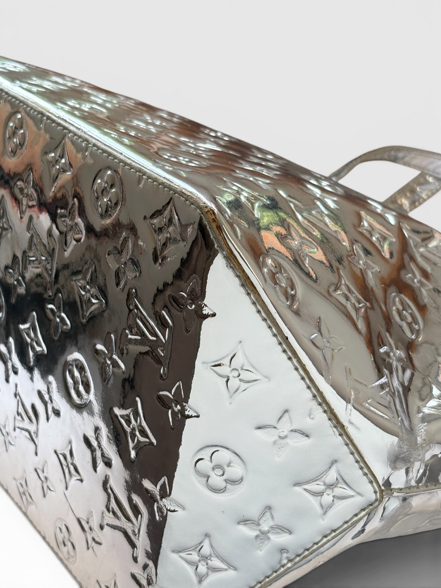 Louis Vuitton Monogram Miroir Silver Bellevue GM