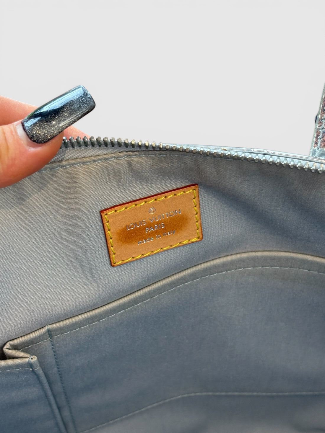 Louis Vuitton Monogram Miroir Silver Bellevue GM