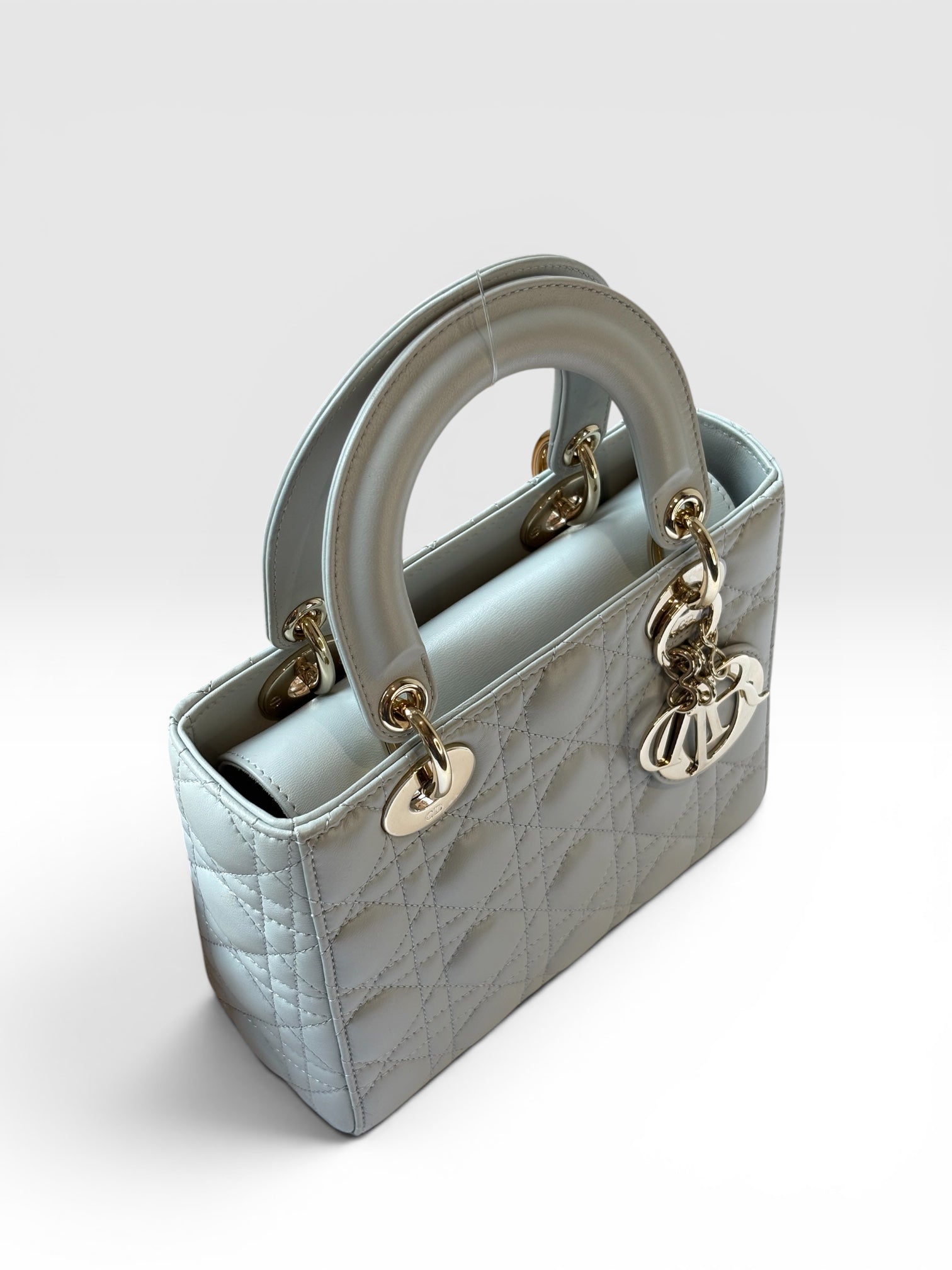 Lady Dior — Lucky Star Edition in Light Grey