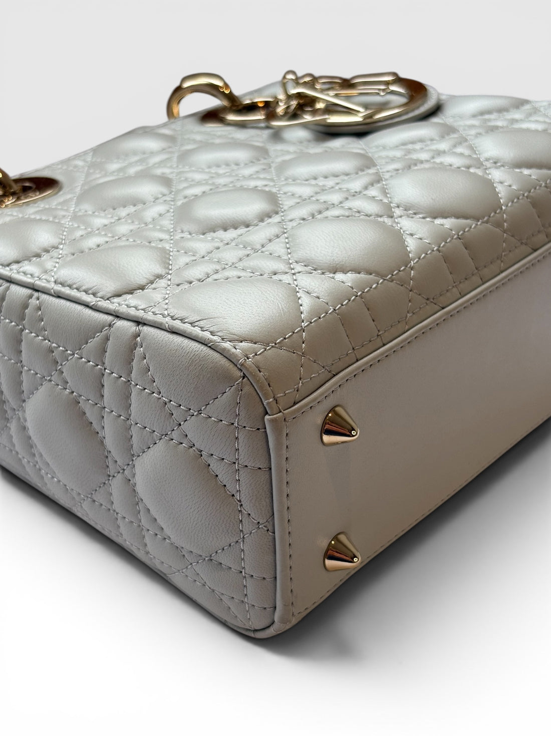 Lady Dior — Lucky Star Edition in Light Grey