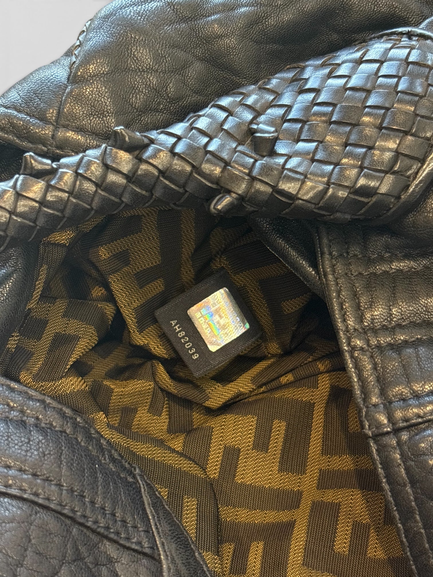 Fendi Spy Bag in Black Pebbled Nappa Leather