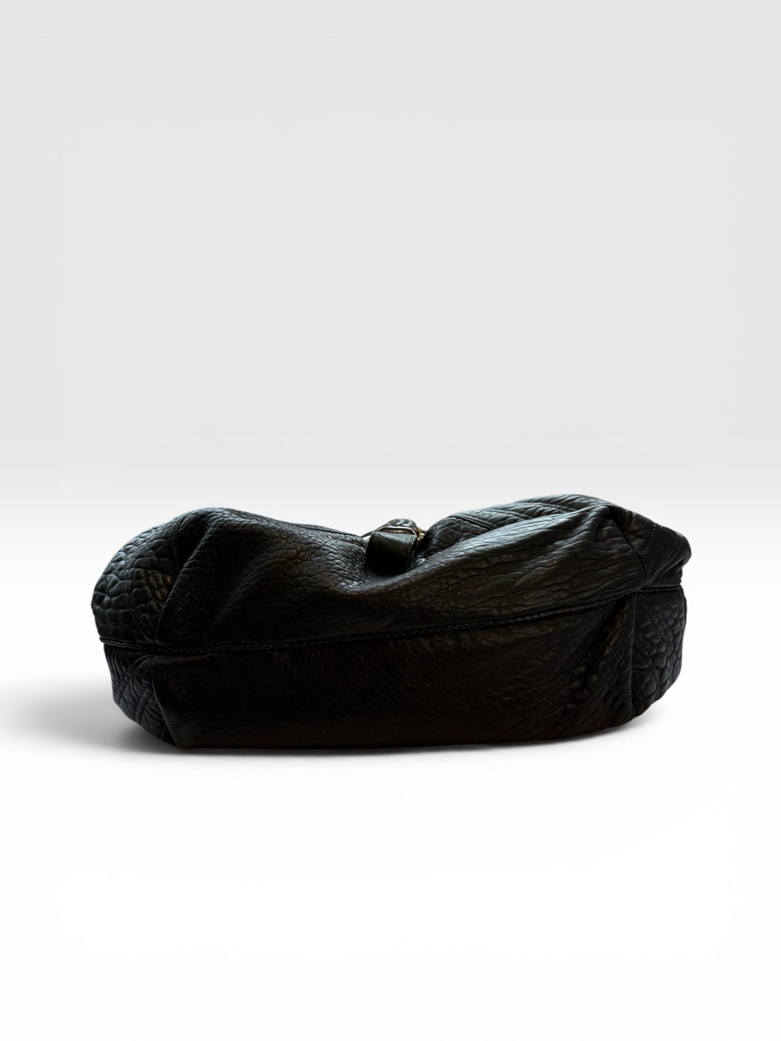 Fendi Spy Bag in Black Pebbled Nappa Leather