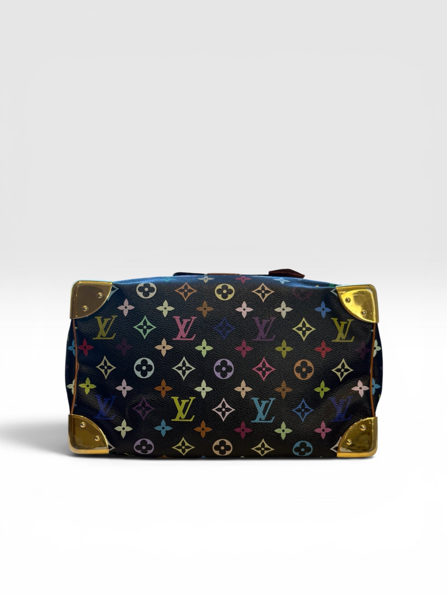 Louis Vuitton x Takashi Murakami Black Monogram Multicolore Speedy 30