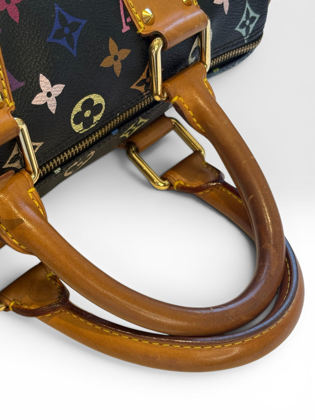 Louis Vuitton x Takashi Murakami Black Monogram Multicolore Speedy 30