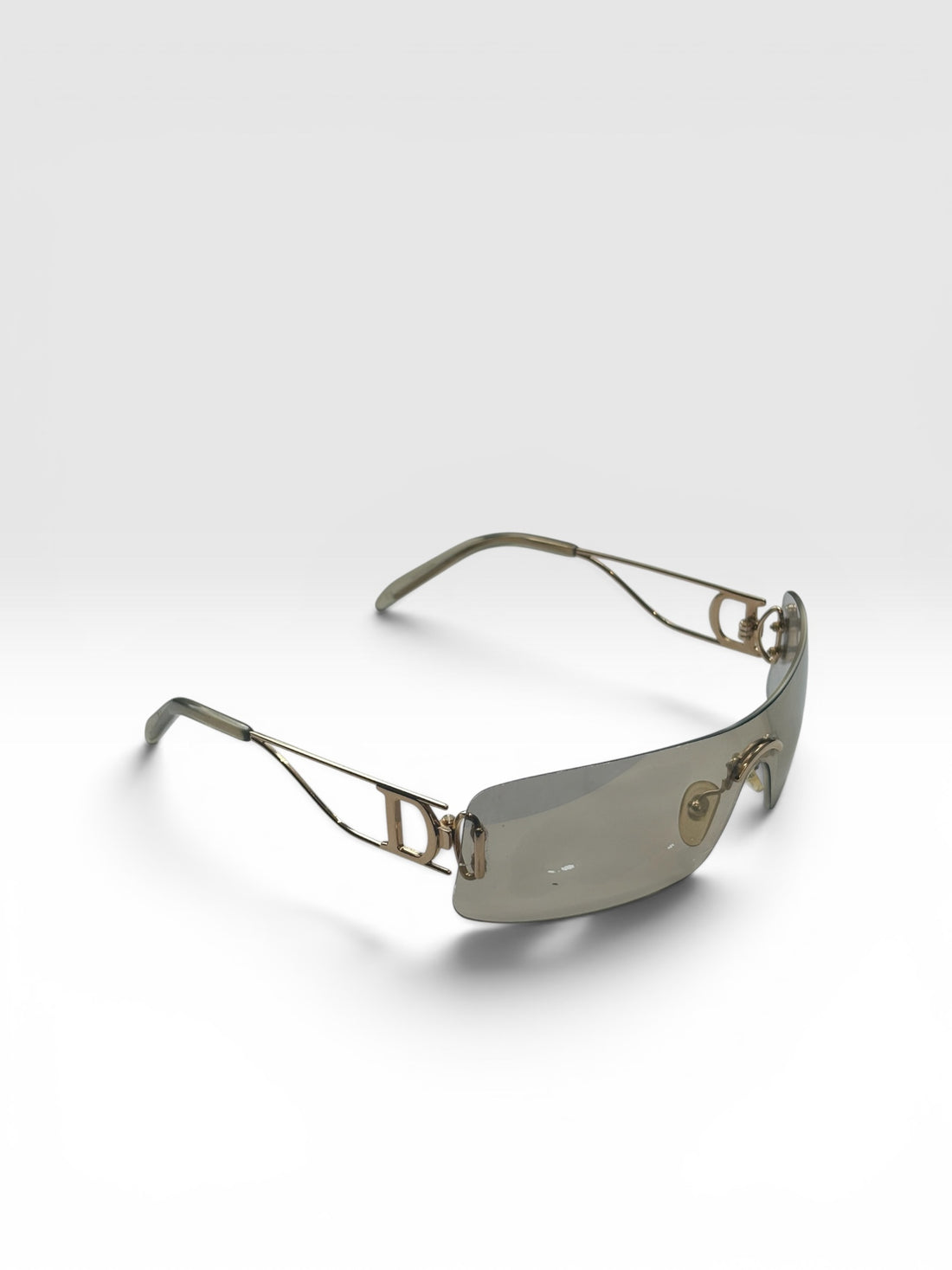 Christian Dior Miss Diorella Rimless Shield Sunglasses