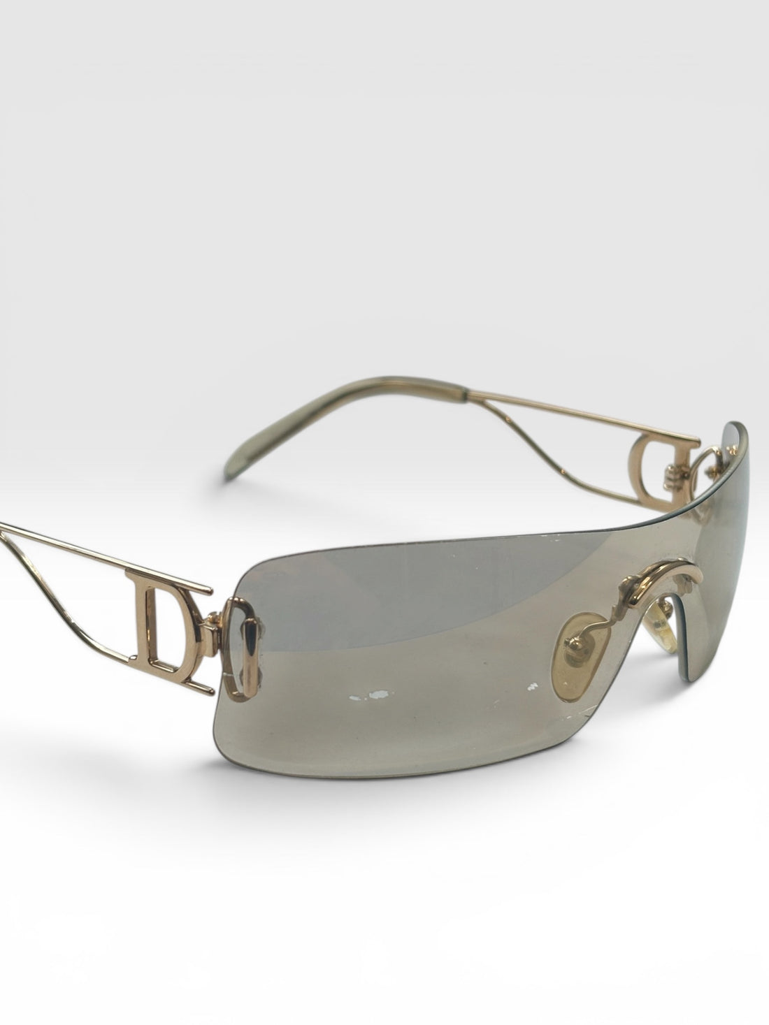 Christian Dior Miss Diorella Rimless Shield Sunglasses