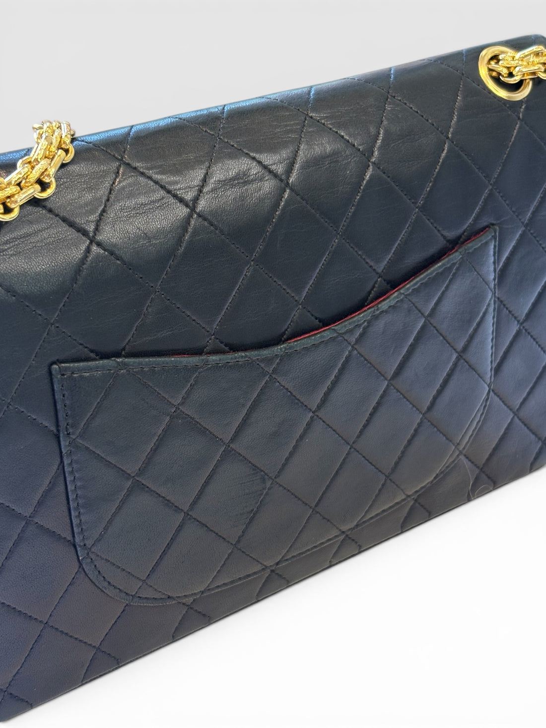 Chanel Classic Flap Bag (Medium) in Black Lambskin