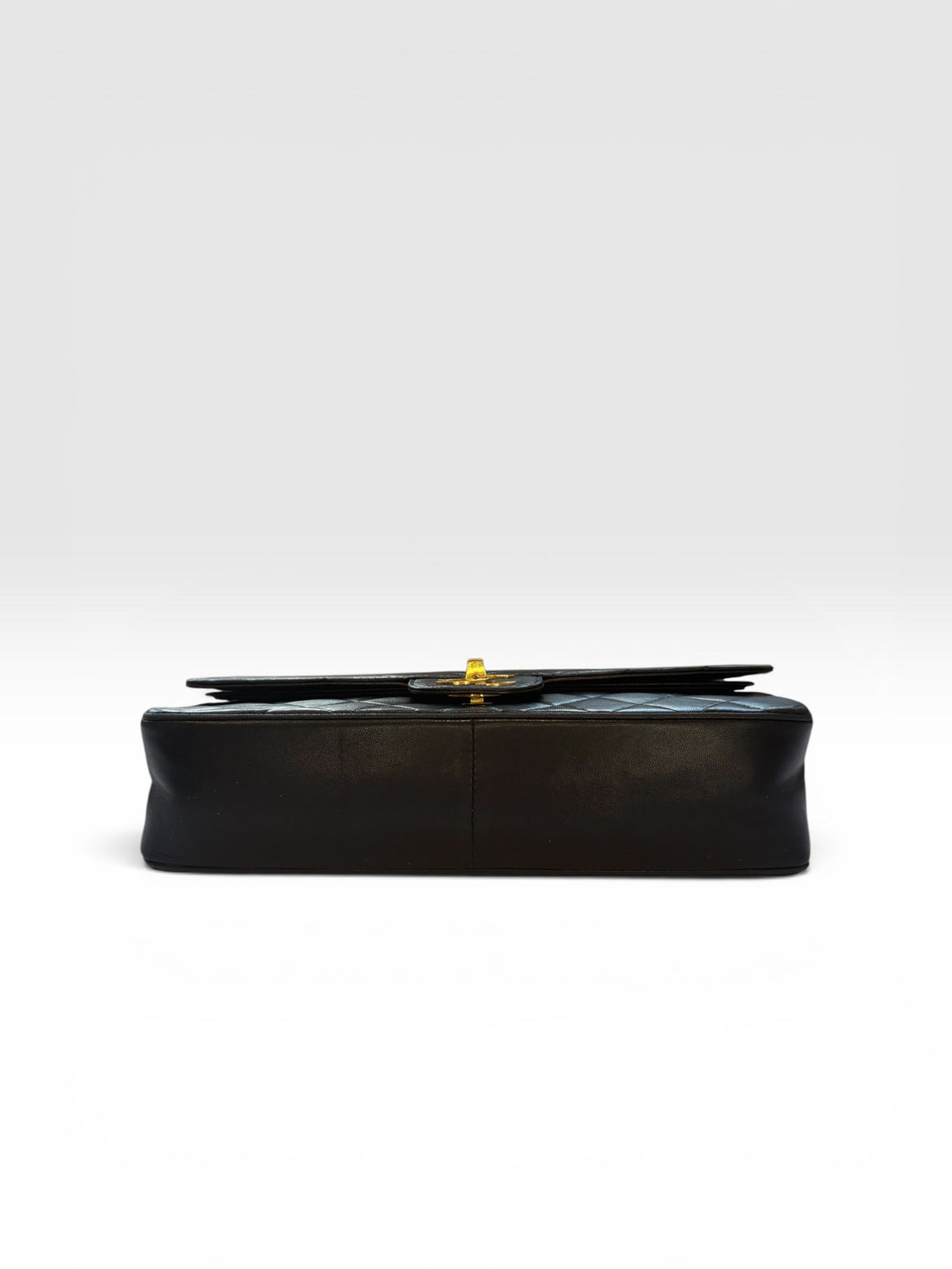 Chanel Classic Flap Bag (Medium) in Black Lambskin