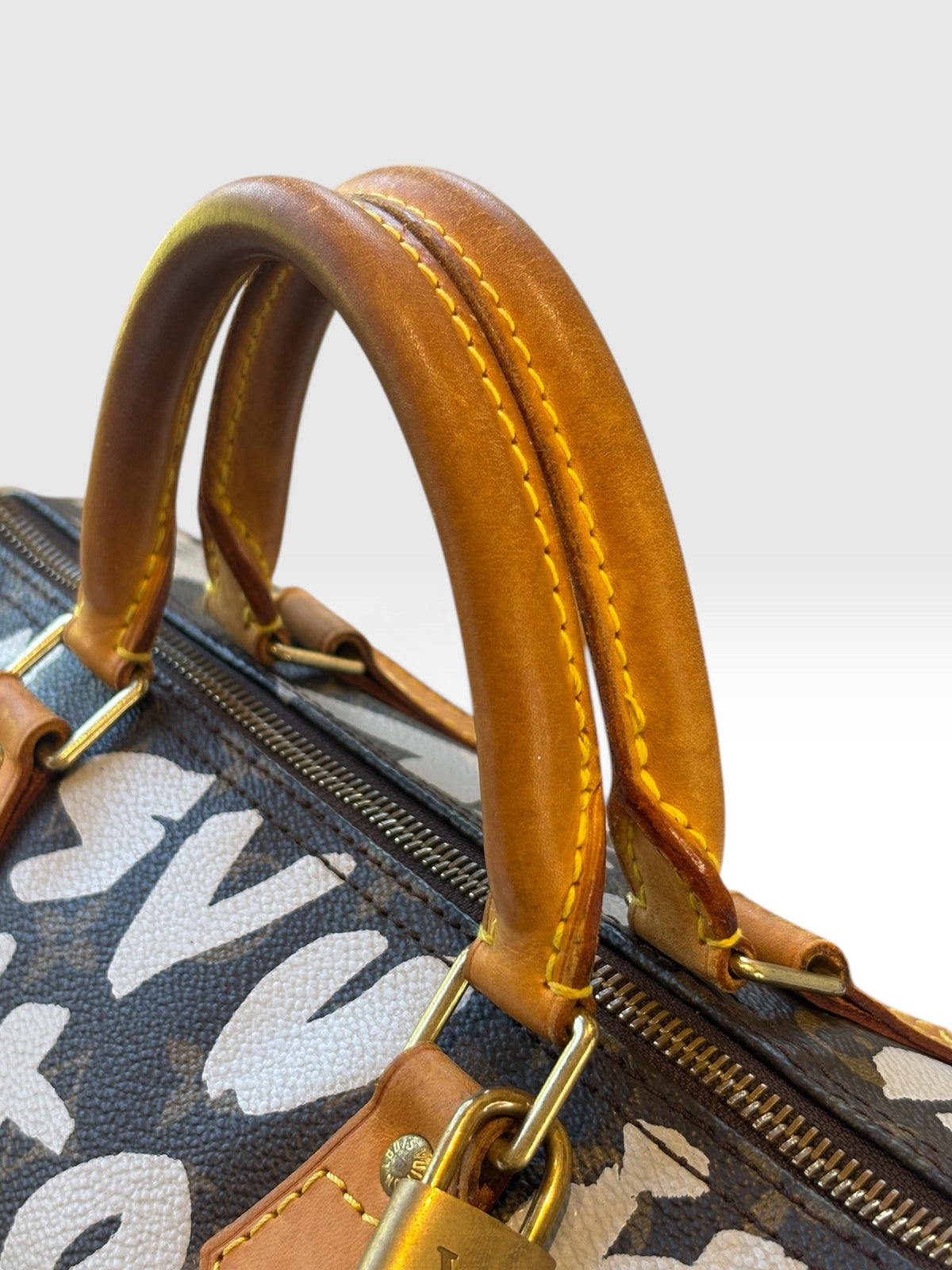 Louis Vuitton x Stephen Sprouse White Graffiti Speedy 30