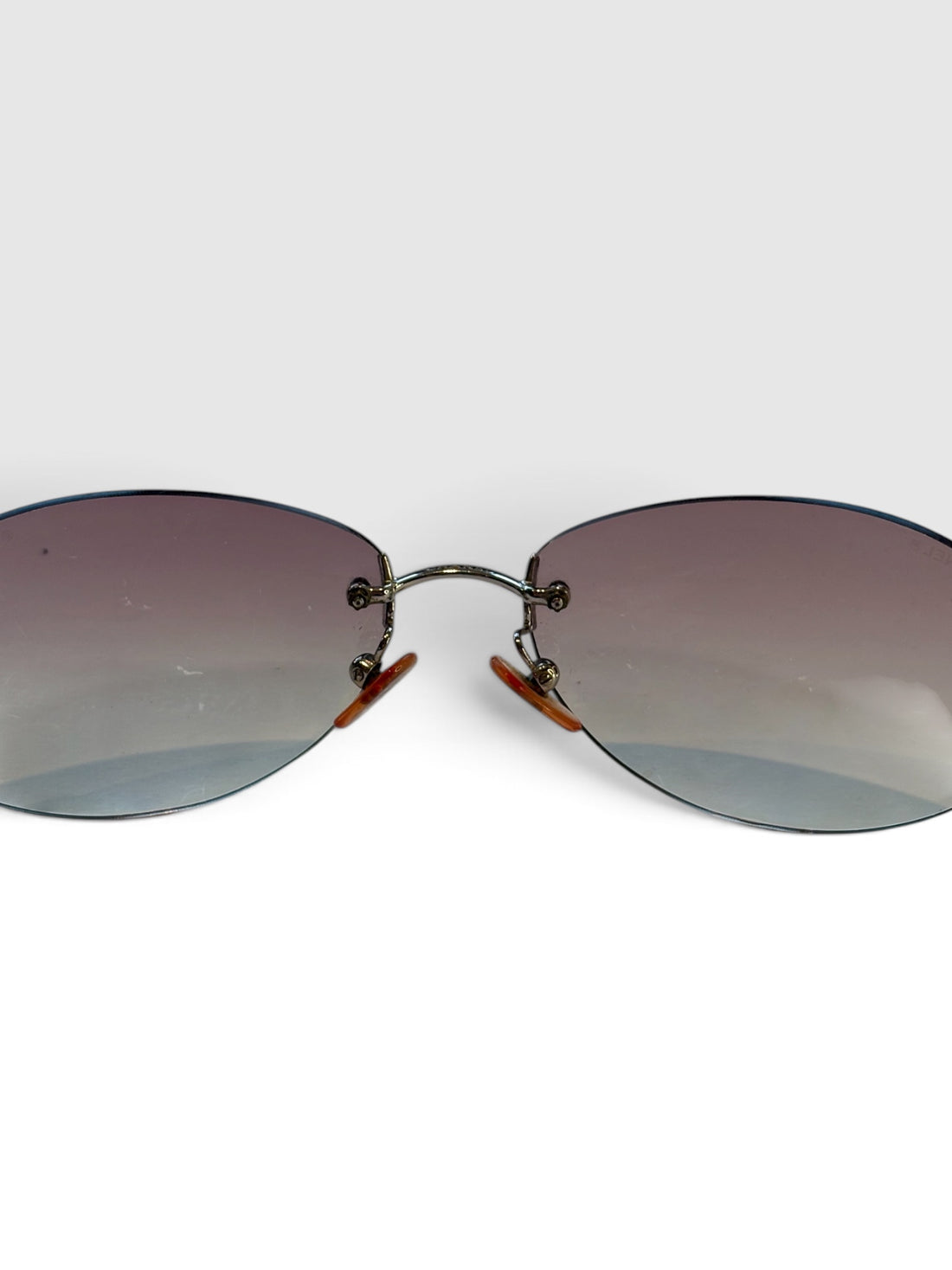 Chanel Rimless Oval Sunglasses
