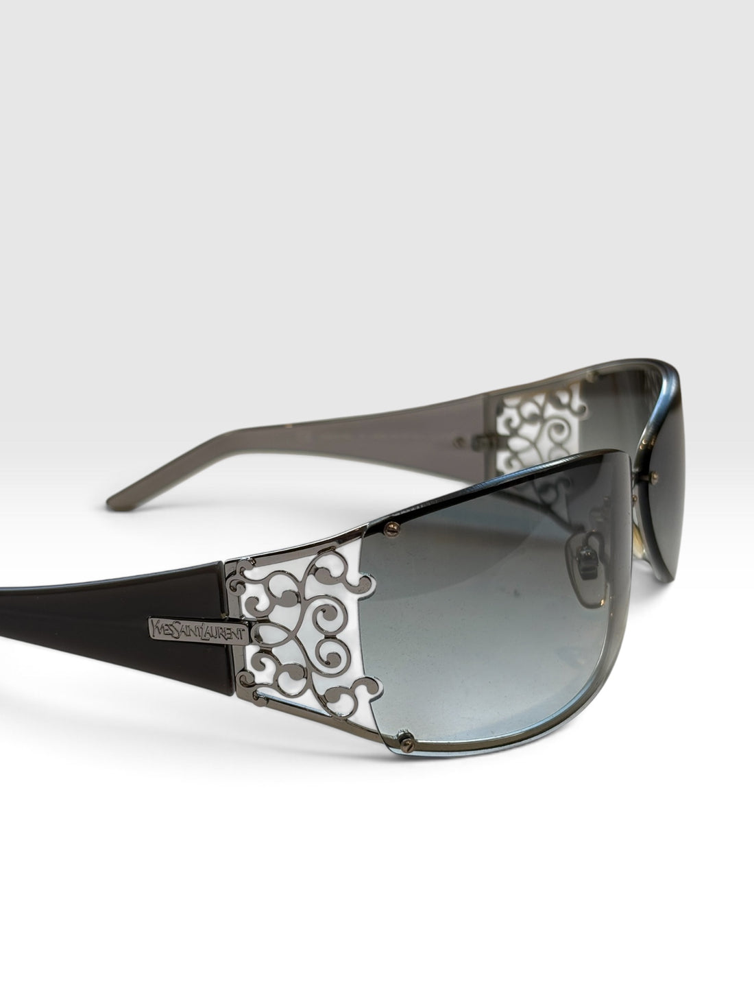 YSL Filigree Shield Sunglasses