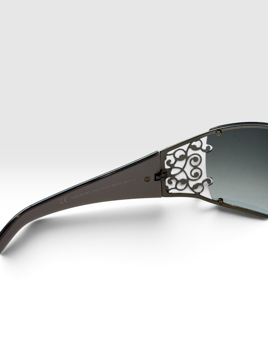 YSL Filigree Shield Sunglasses