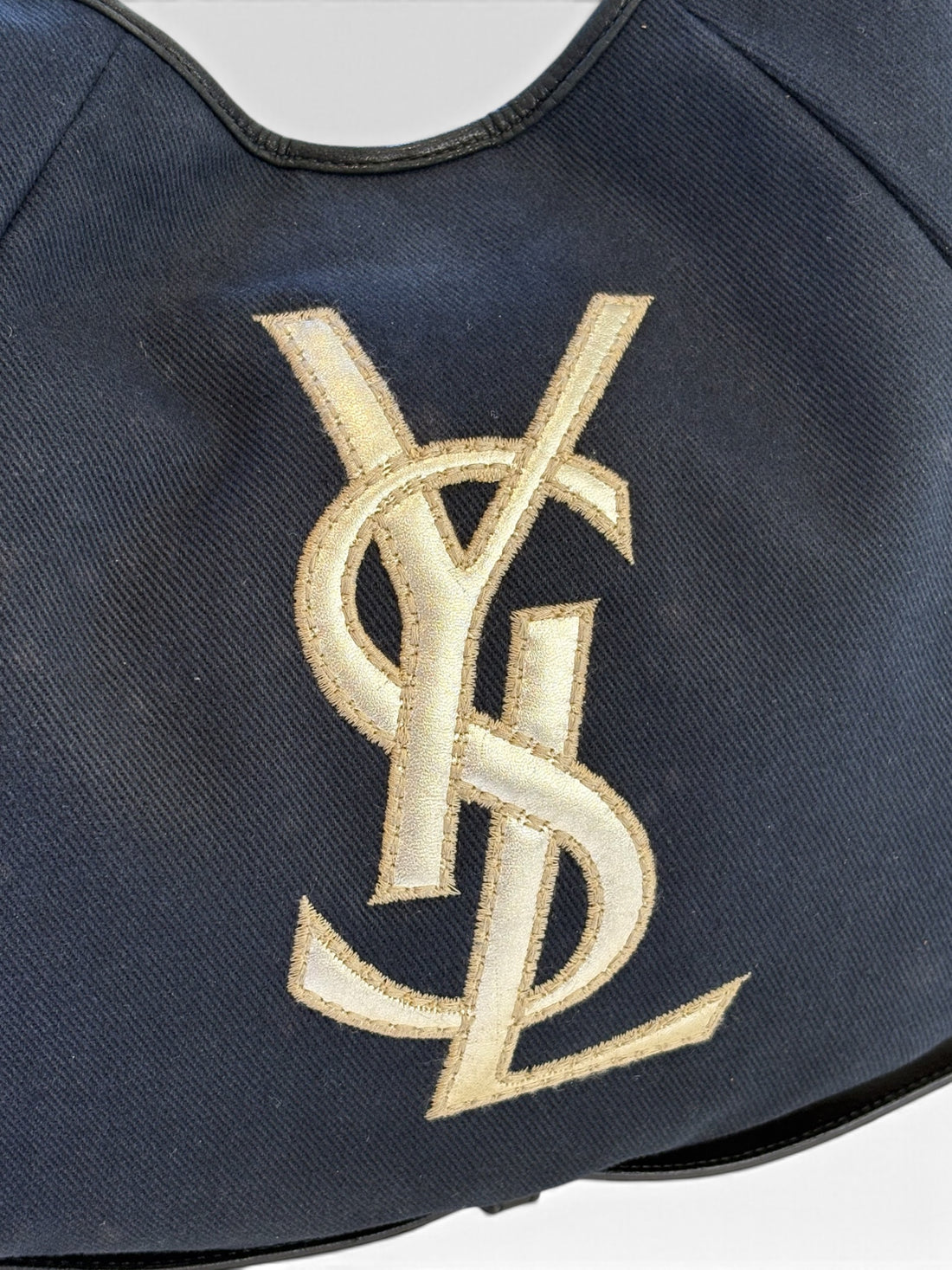 YSL Mombasa in Navy Canvas