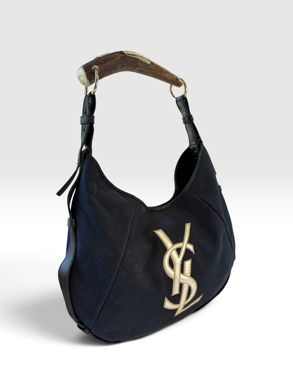 YSL Mombasa in Navy Canvas